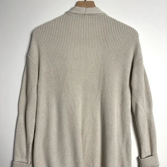 LULULEMON Cashlu Sweater Wrap in Raw Linen M/L - Picture 6 of 8